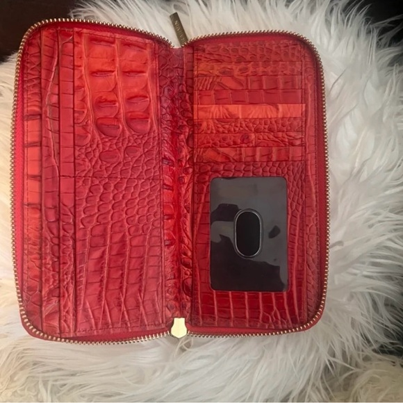 Brahmin “DOUBLE” Zip Around Wallet/Clutch - Picture 2 of 16